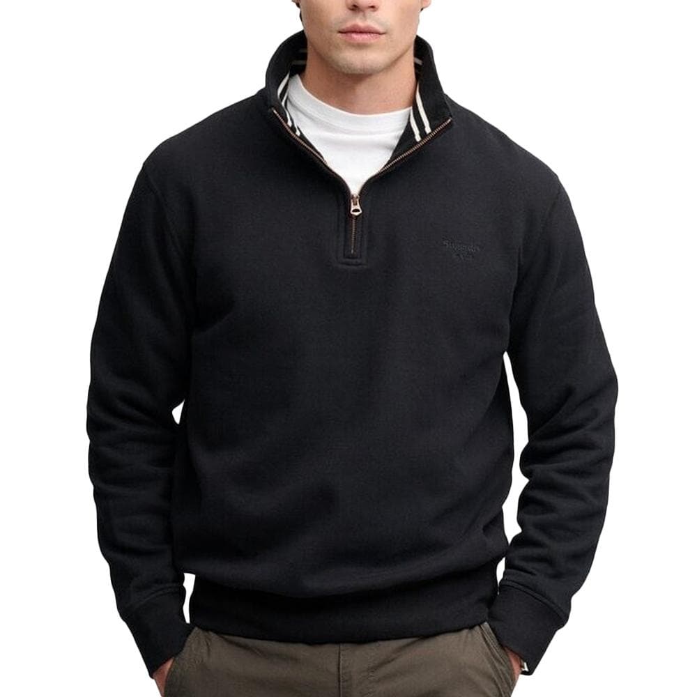 Sweat Marine Foncé Homme Superdry Essential Serif 1