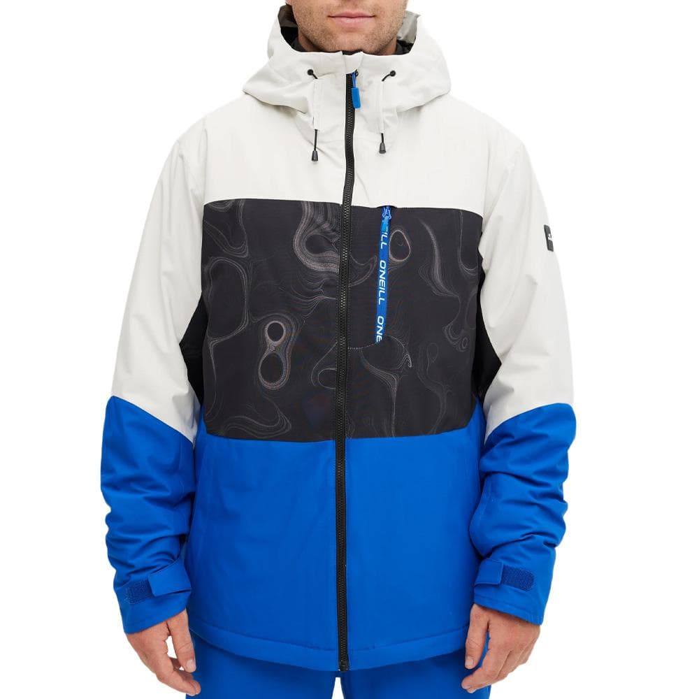 Blouson de Ski Blanc/Noir/Bleu Homme O'Neill Carbonite 1
