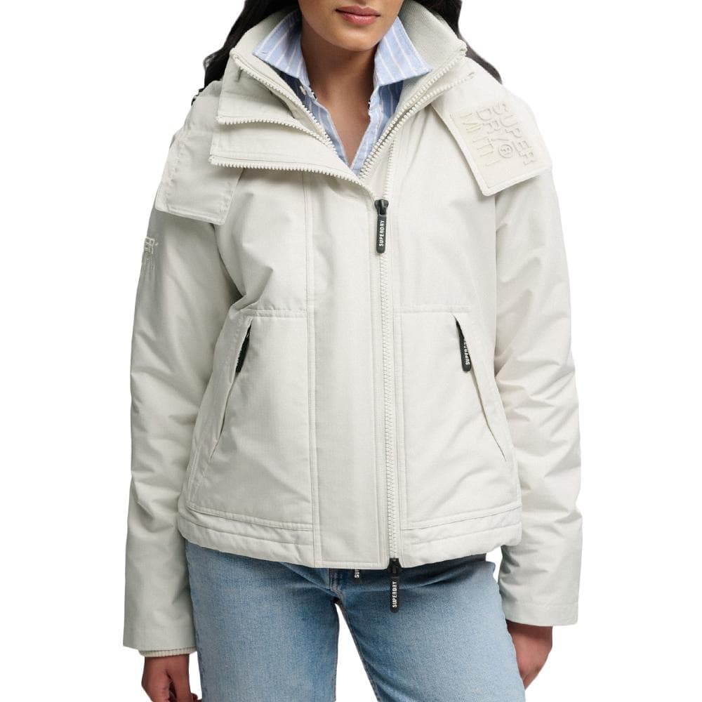 Veste À Capuche Écru Femme Superdry Hooded Arctic 1