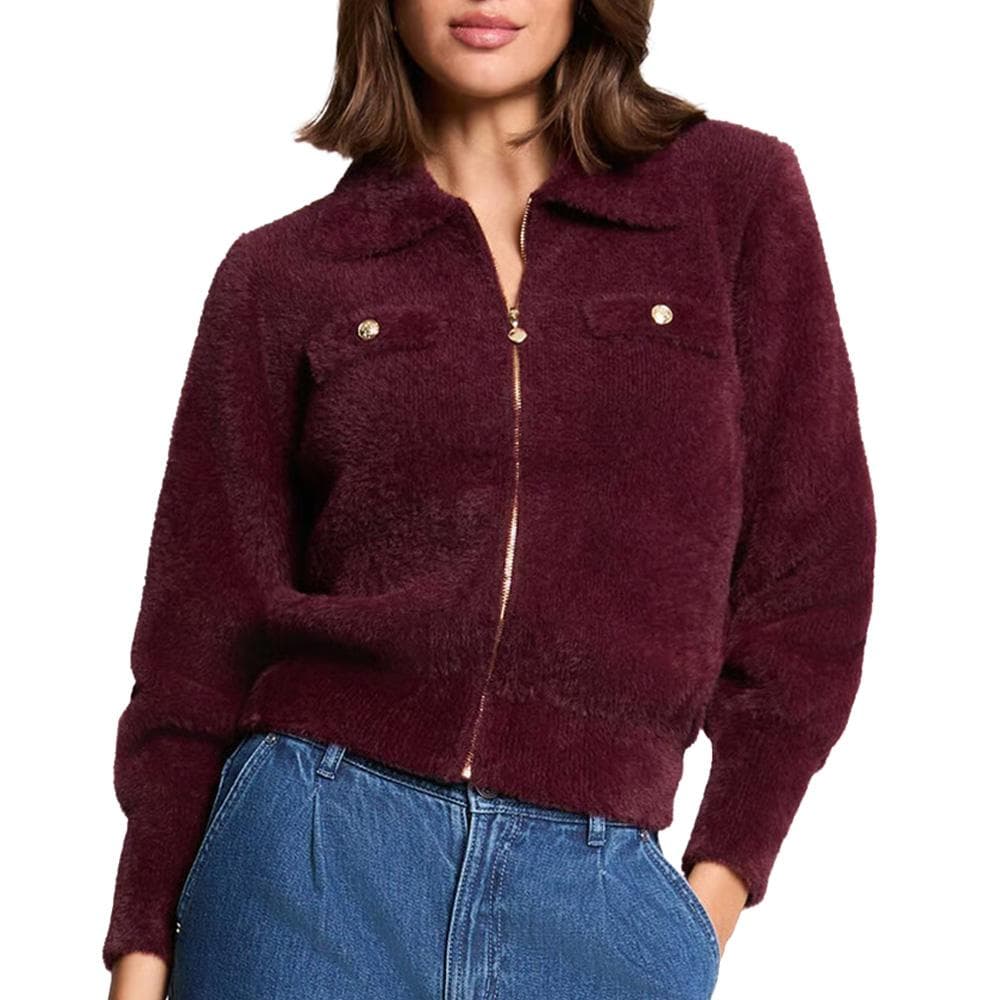 Gilet Zippé Prune Femme Morgan DOMI 1