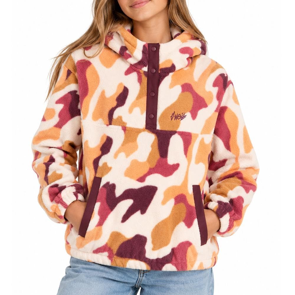 Sweat Polaire Blanc imprimé camouflage Fille O'Neill Superfleece 1