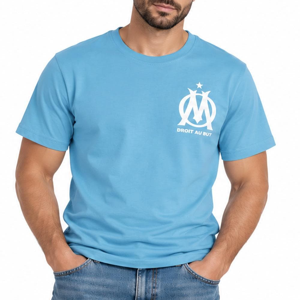T-shirt Bleu Homme Olympique de Marseille G23021T 1