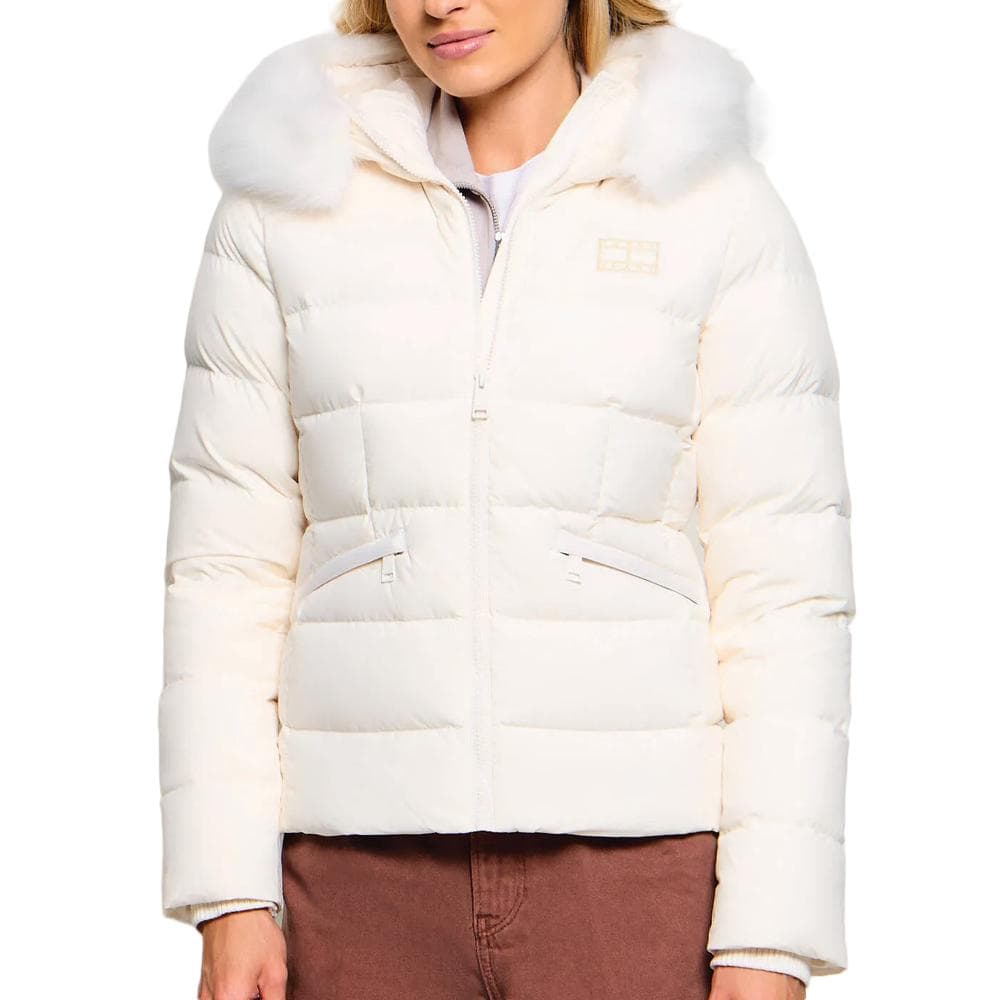 Doudoune Blanche Femme Tommy Hilfiger Hood Puffer 1
