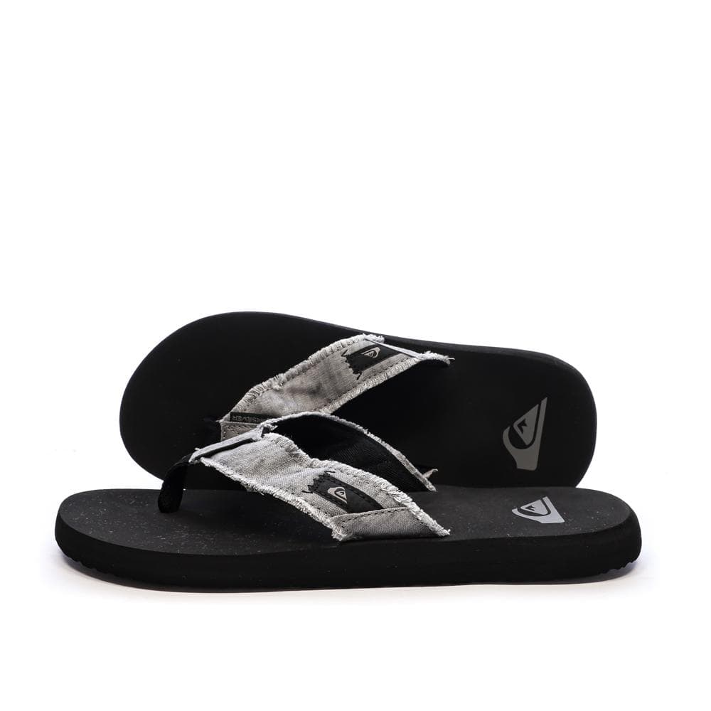 Tongs Noires/Grises Homme Quiksilver Monkey Abyss 1