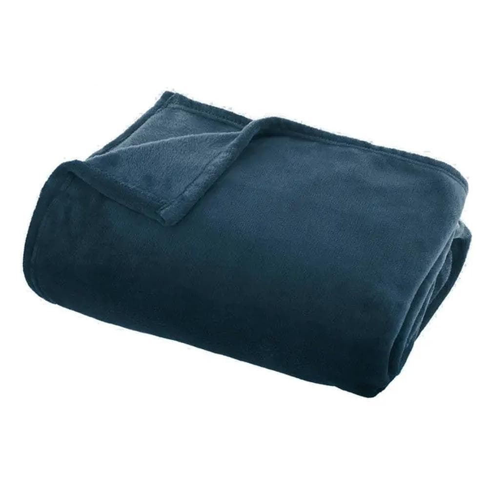 Plaid Bleu Atmosphera Ollis 1