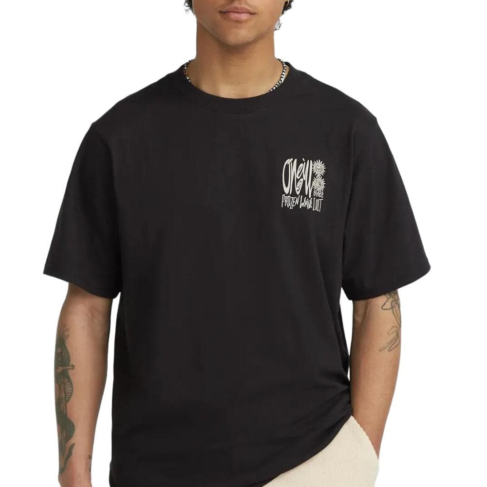 T-Shirt Noir Homme O'Neill Surf Heroes 1