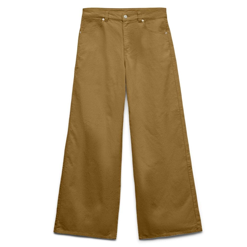 Pantalon en velours Camel Femme Vero Moda Karol 1