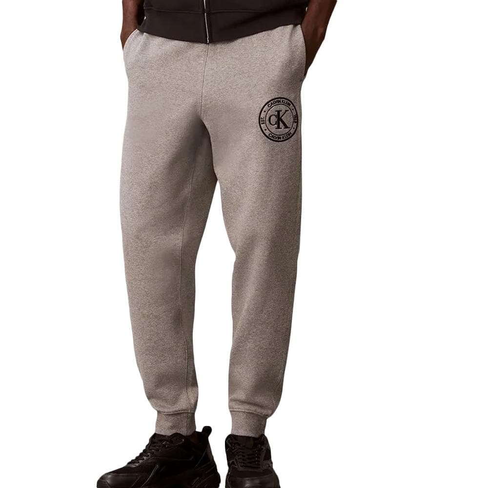 Jogging Gris Homme Calvin Klein Jeans Crest 1