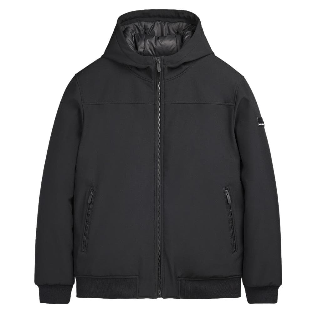 Blouson Noir Homme Teddy Smith Samy 1