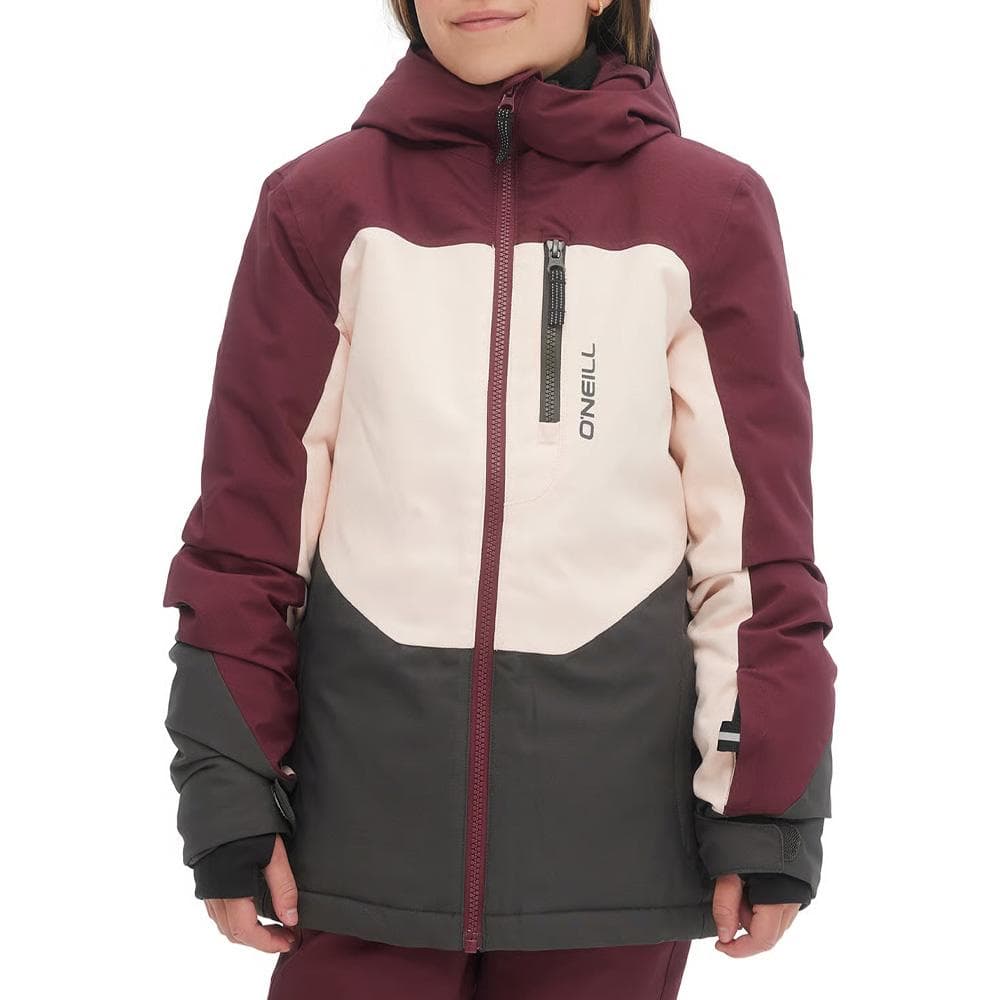 Veste de ski junior Bordeaux/Rose/Gris Fille O'Neill Carbonite 1