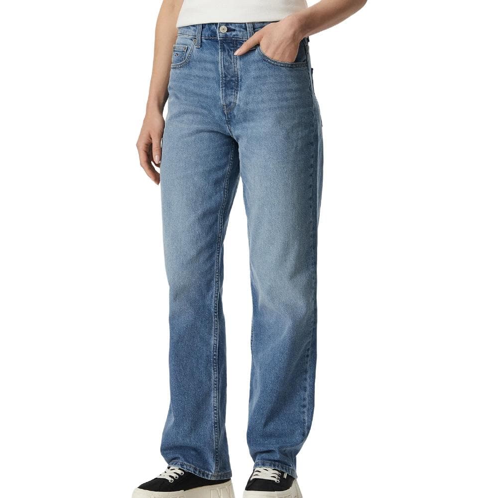 Jean Droit Bleu Clair Femme Tommy Hilfiger Layla 1