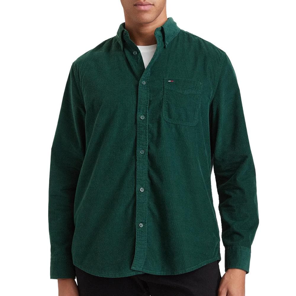 Chemise Verte Foncé Homme Tommy Hilfiger Baby 1