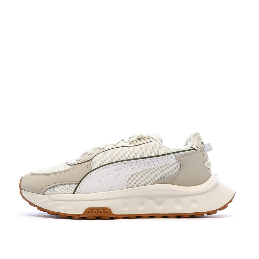 Baskets Beige/Blanc Femme Puma Wild Rider Futurism 1
