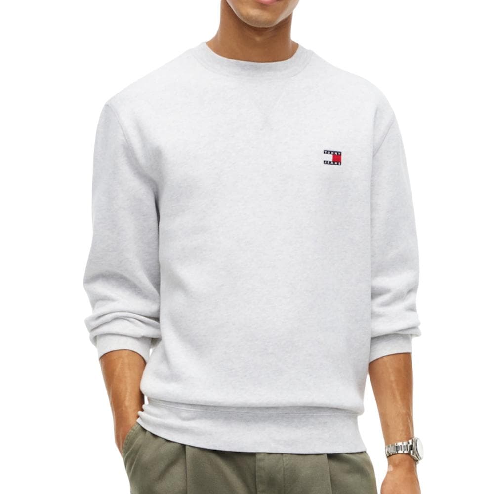 Sweat Gris Homme Tommy Hilfiger Badge Crew 1