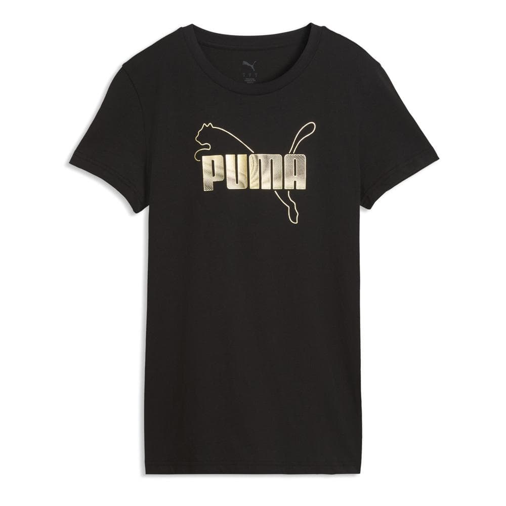 T-Shirt Noir Femme Puma Métallisé 1