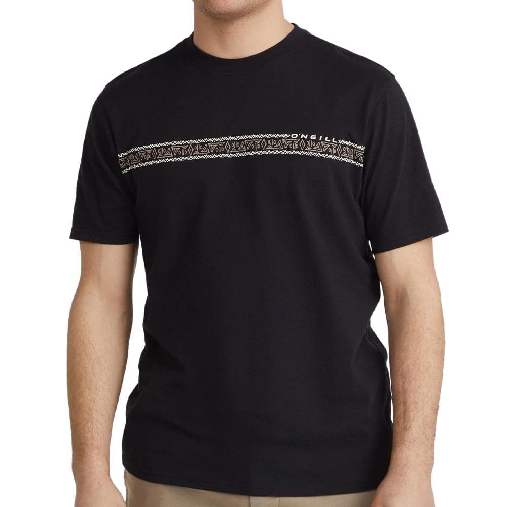 T-Shirt Noir Homme O'Neill Ikat Stripe 1