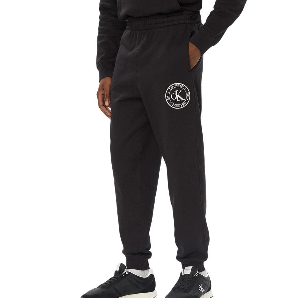 Jogging Noir Homme Calvin Klein Jeans Crest 1