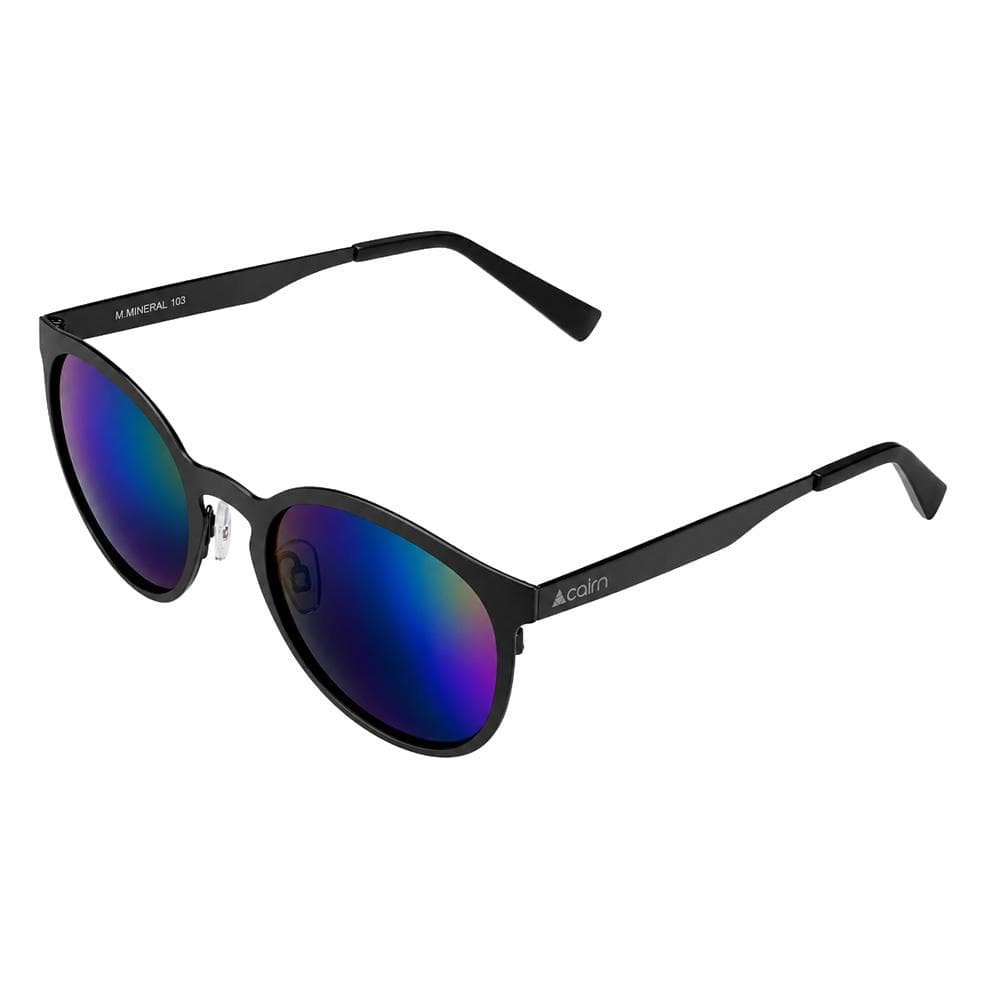 Lunettes de Soleil Noires Mixte Cairn Mineral Mat 1