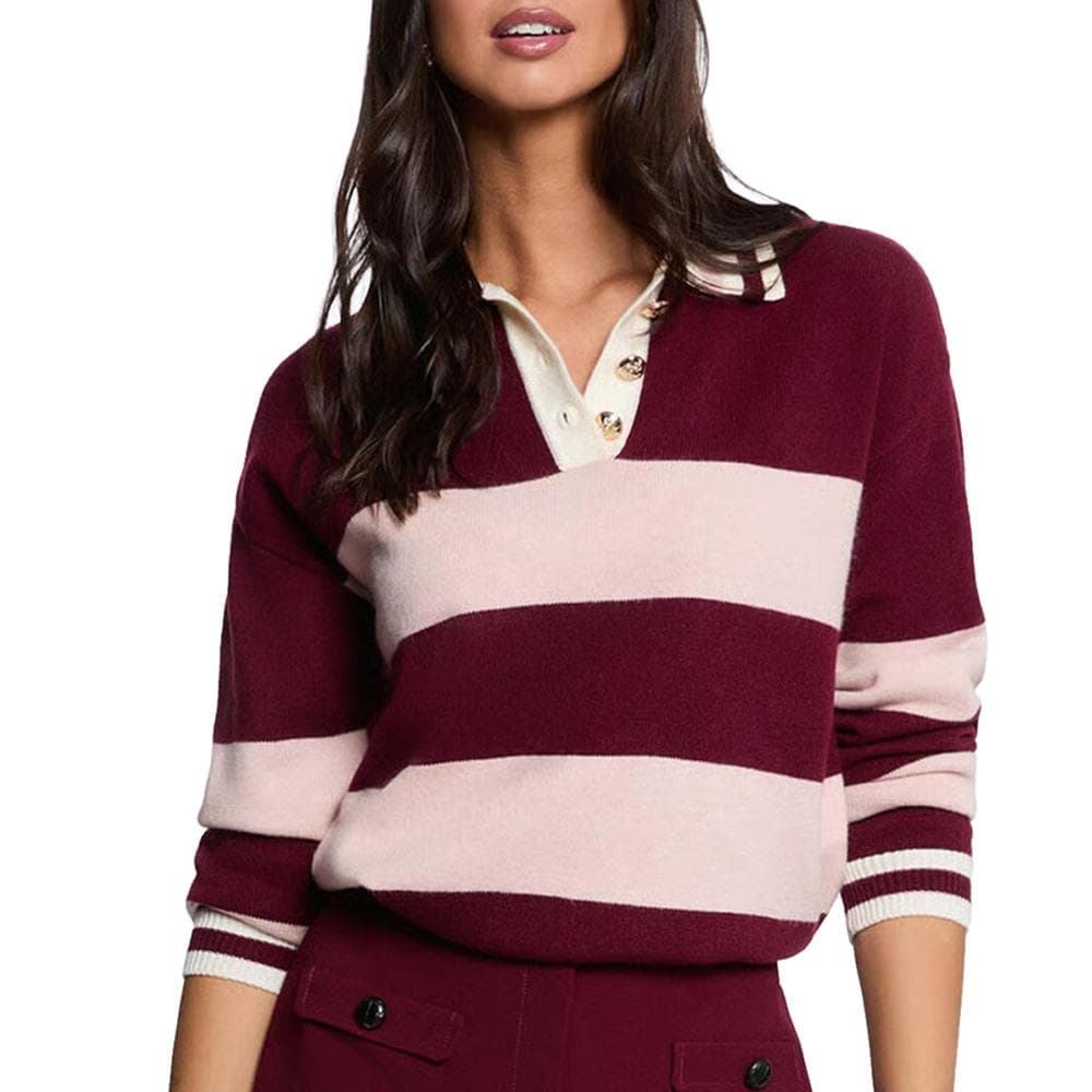 Pull Rose/Bordeaux Femme Morgan MRUBY 1