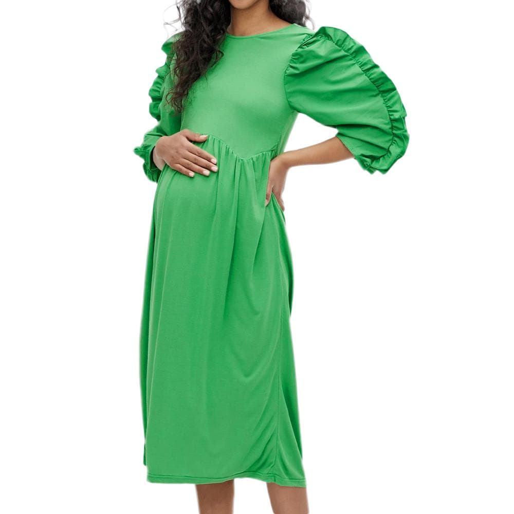 Robe Verte Femme Mamalicious Jorun 1