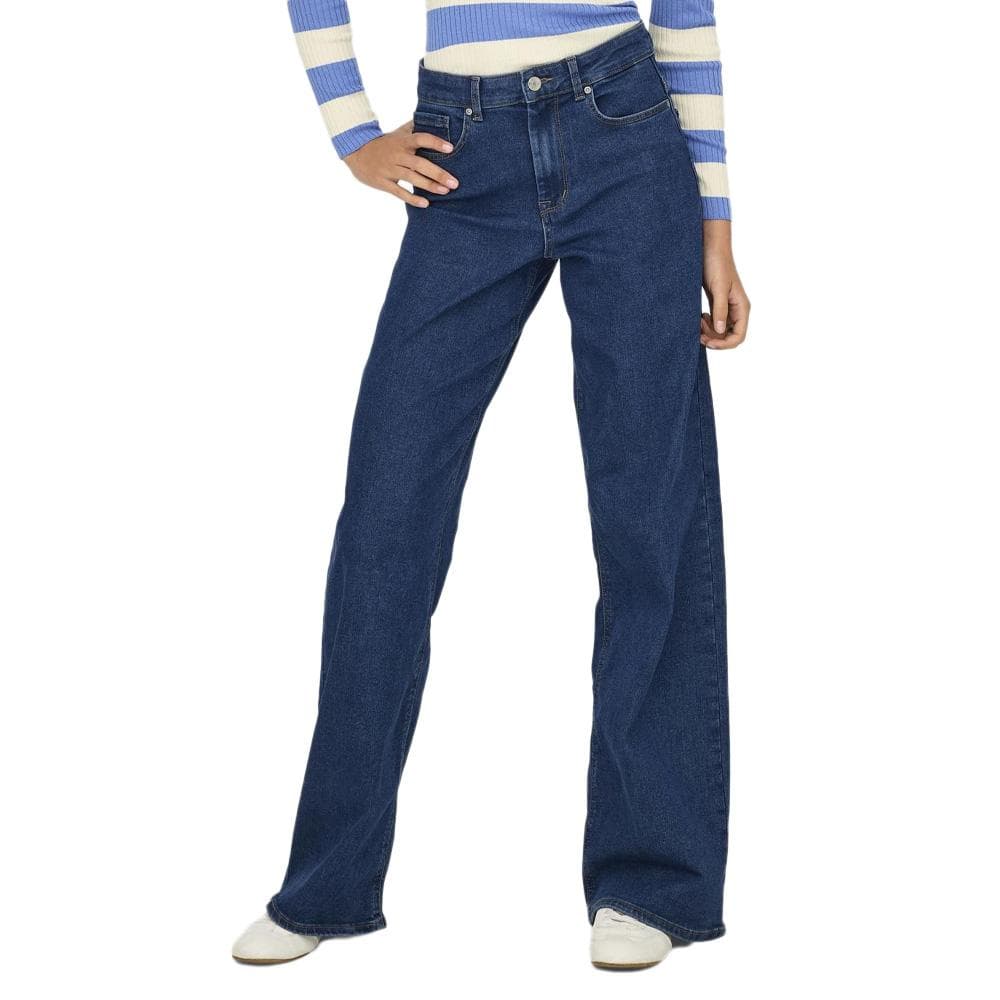 Jean Droit Bleu Foncé Femme Only Sanna 1