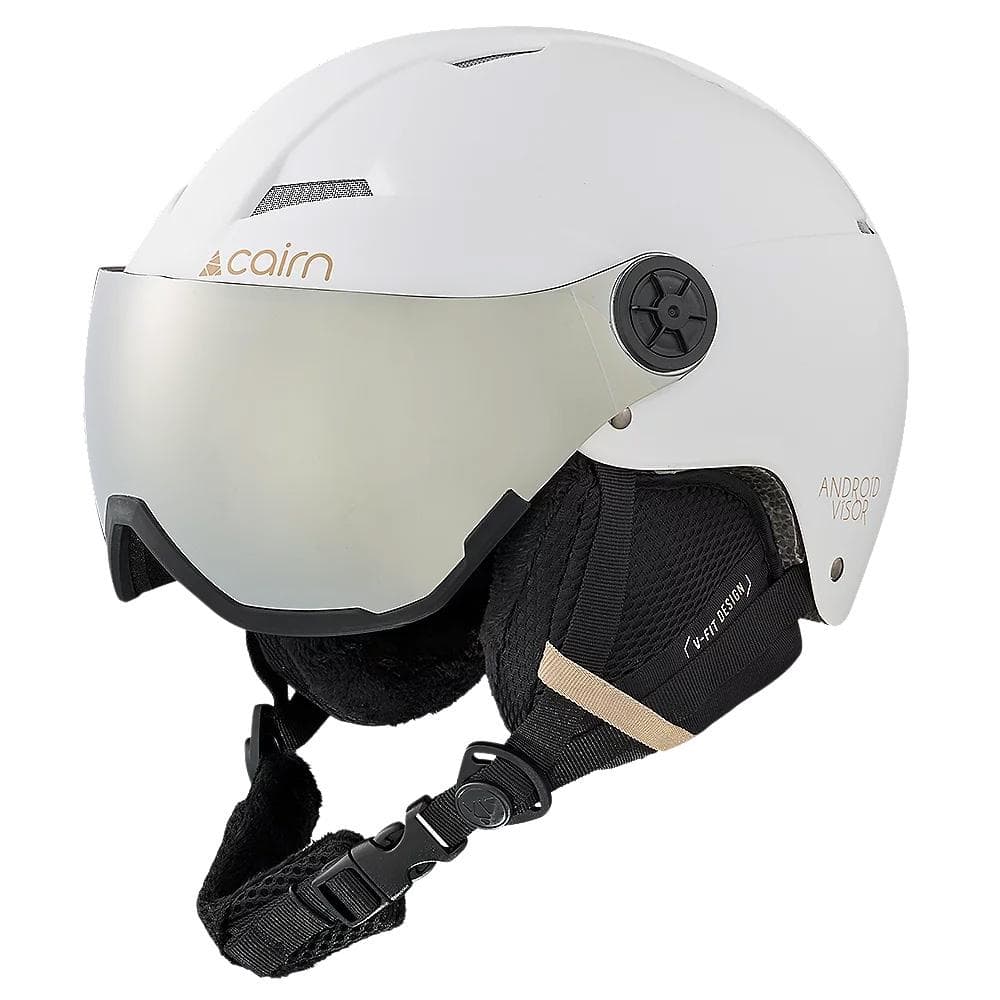 Casque Blanc Homme Cairn Android Visor 1
