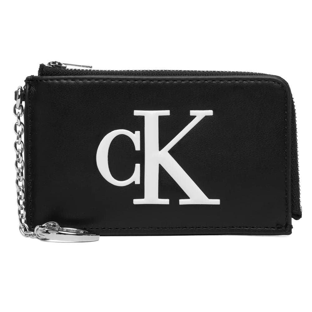 Portemonnaie Noir/Blanc Femme Calvin Klein Jeans Bold 1
