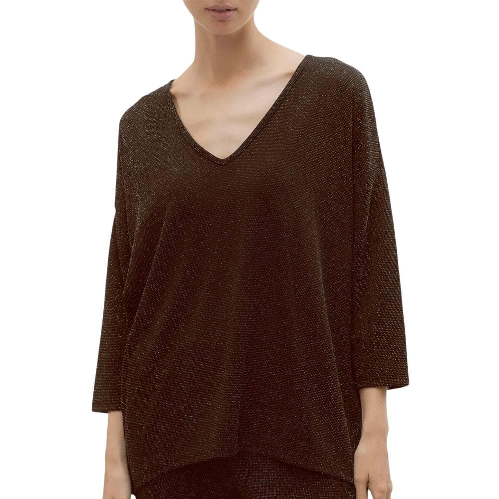 T-Shirt Marron Femme Vero Moda Kanva 1