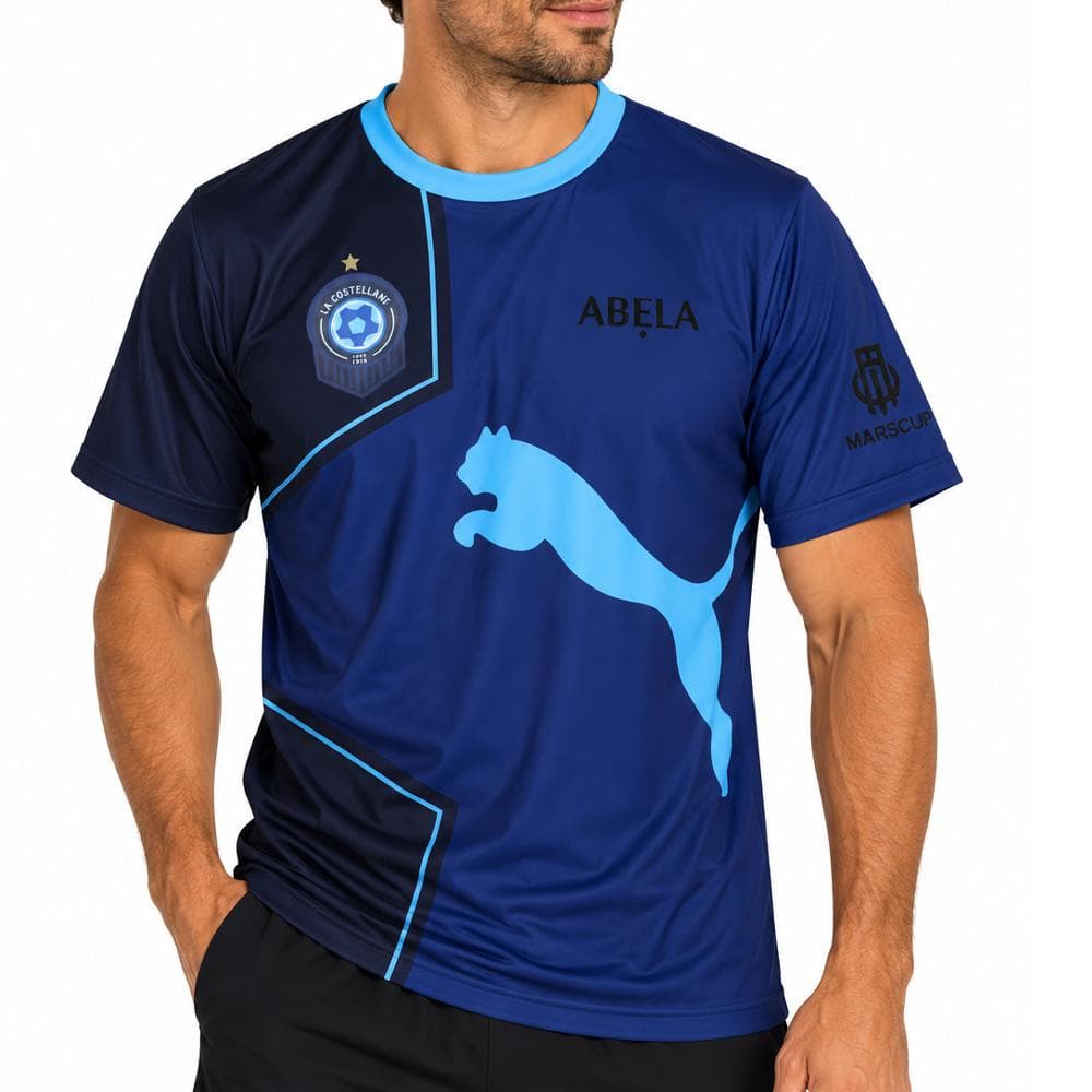 Maillot de Foot Marine Homme Puma Marscup La Castellane 1