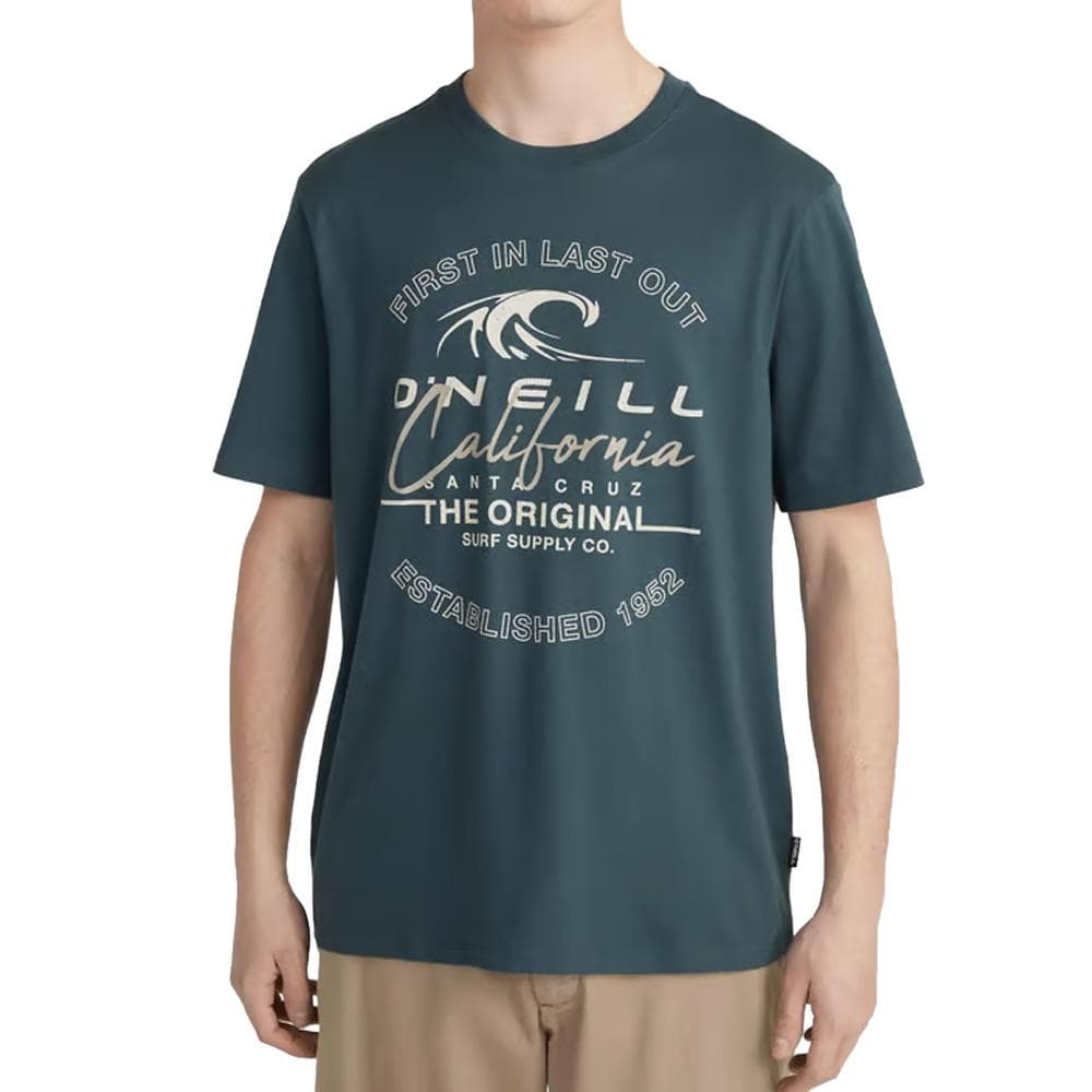 T-Shirt Vert Homme O'Neill Cali Wave 1