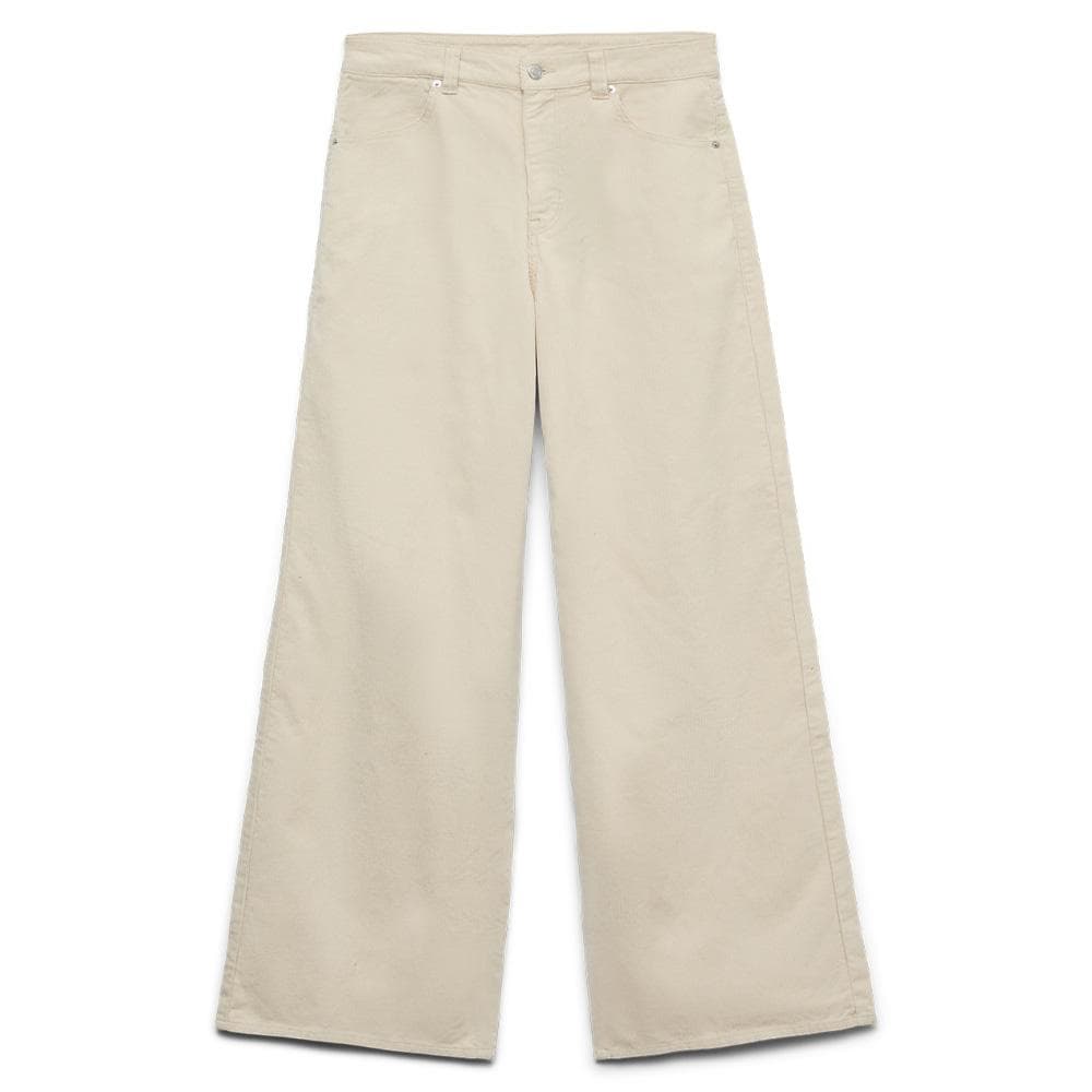 Pantalon en velours Beige Femme Vero Moda Karol 1