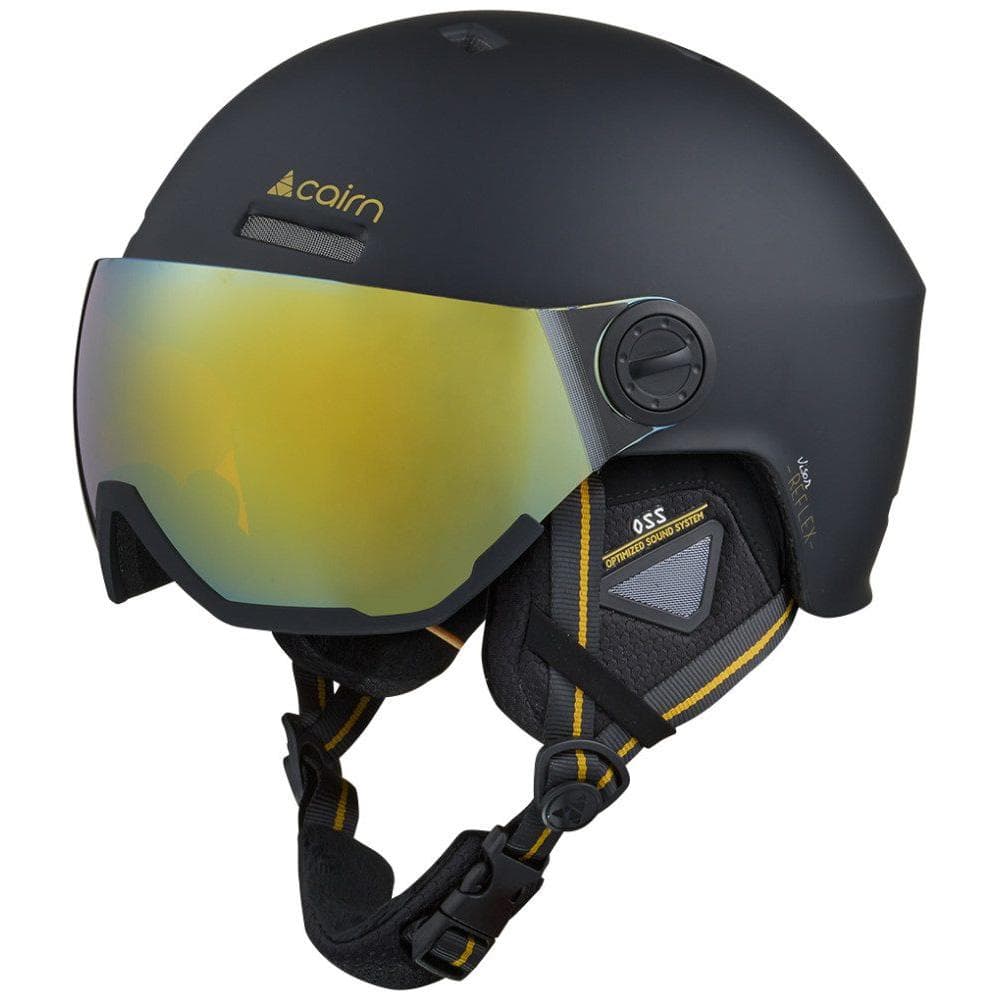 Casque de Ski Noir Mat Mixte Cairn Reflex Visor 1