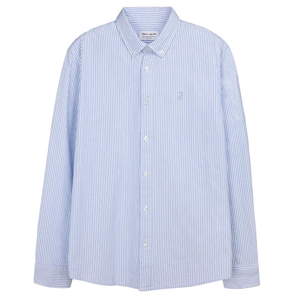 Chemise Bleu à rayures Homme Teddy Smith Stanley 1