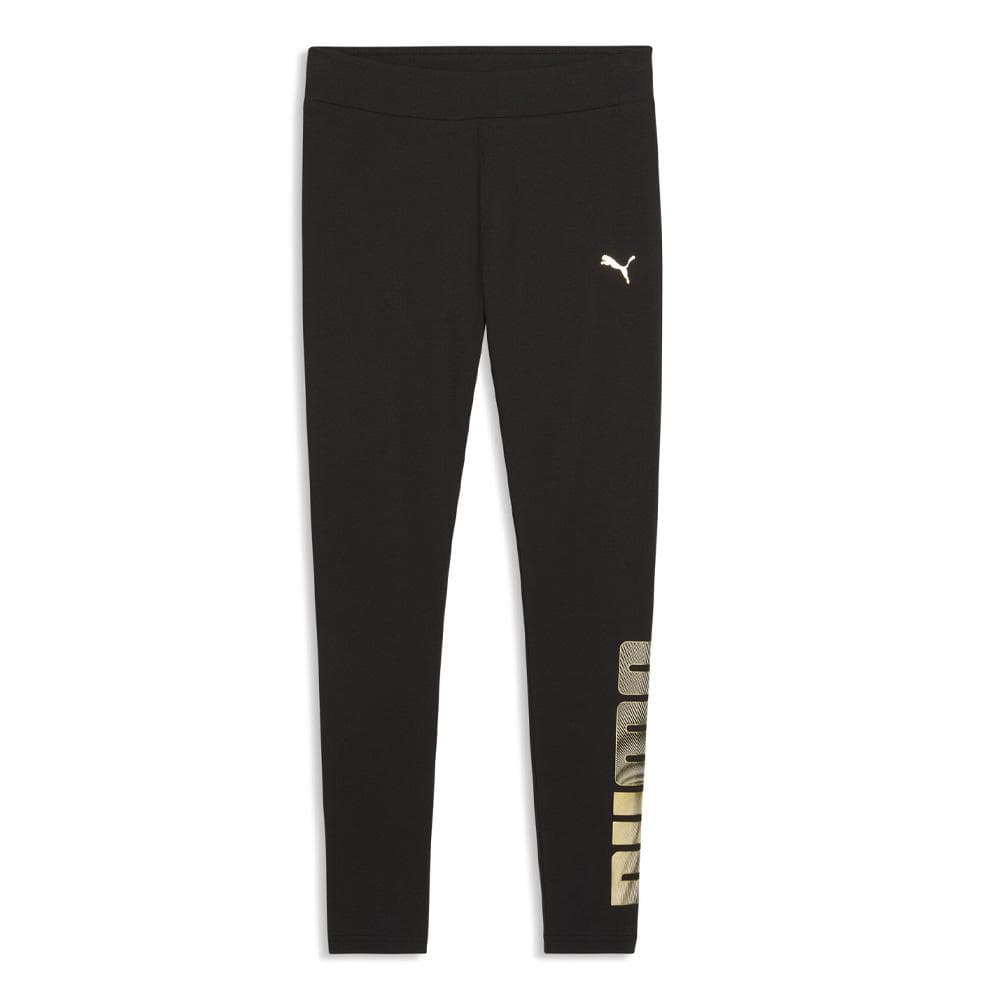 Legging Noir Logo Doré Femme Puma Metalli 1