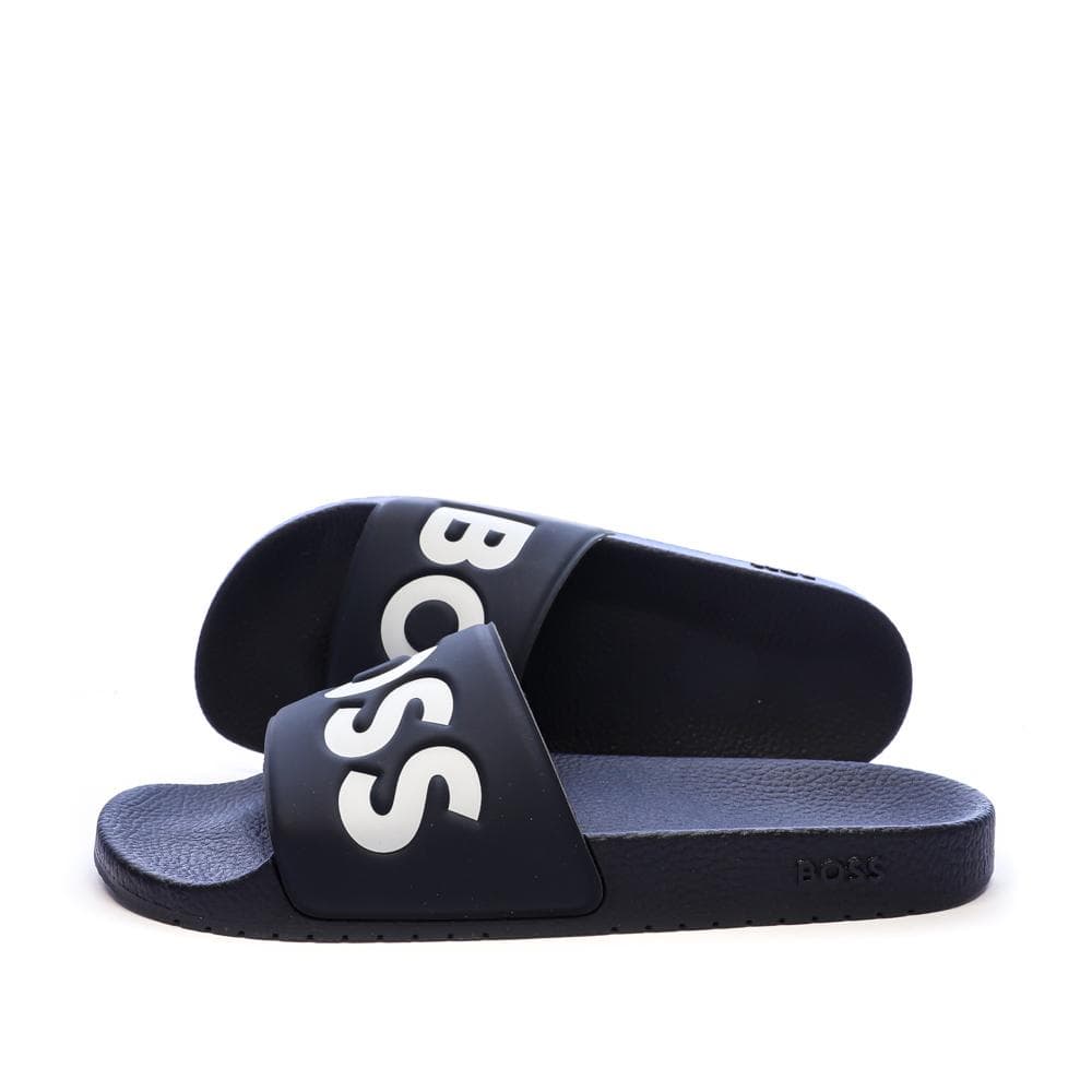 Claquettes Bleu Marine Homme BOSS Aryeh 1