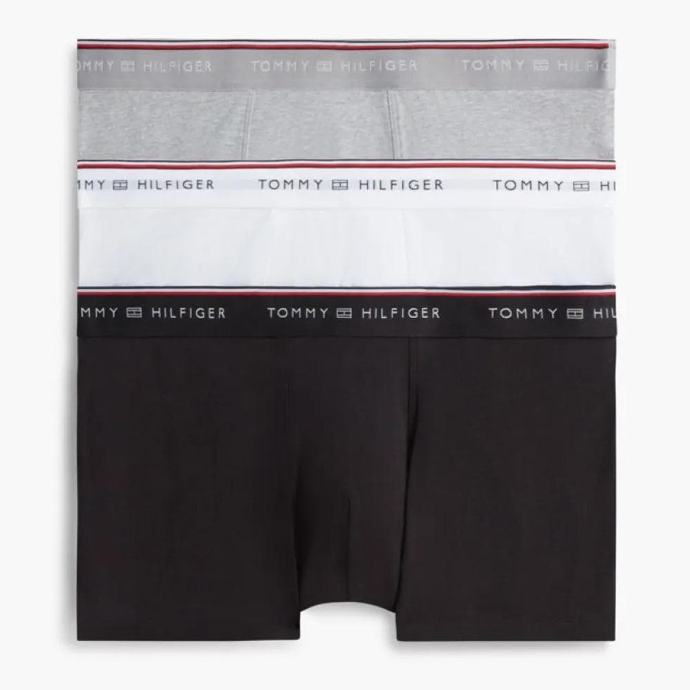 X5 Boxers Noir/Blanc/Gris Homme Tommy Hilfiger Trunk 1
