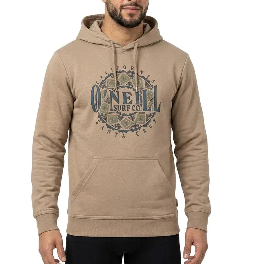 Sweat À Capuche Taupe Homme O'Neill Graphic 1