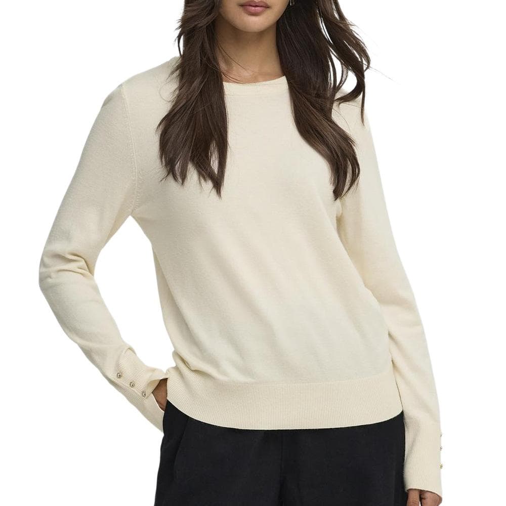 Pull Écru Femme JDY Button 1