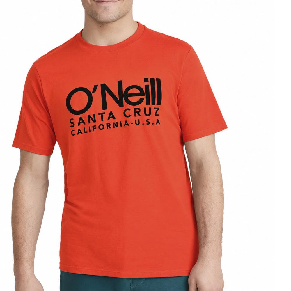 T-Shirt Orange/Noir Homme O'Neill Cali 1