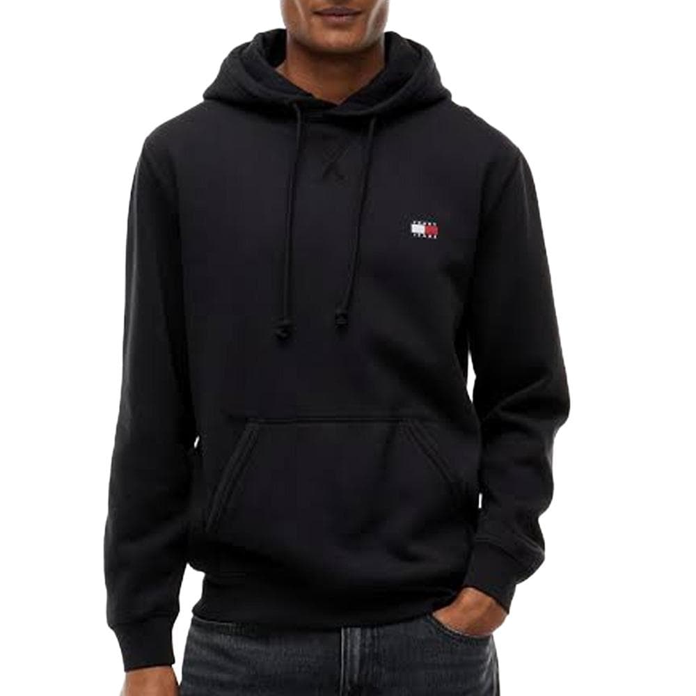 Sweat Noir Homme Tommy Hilfiger Badge DM0DM 1