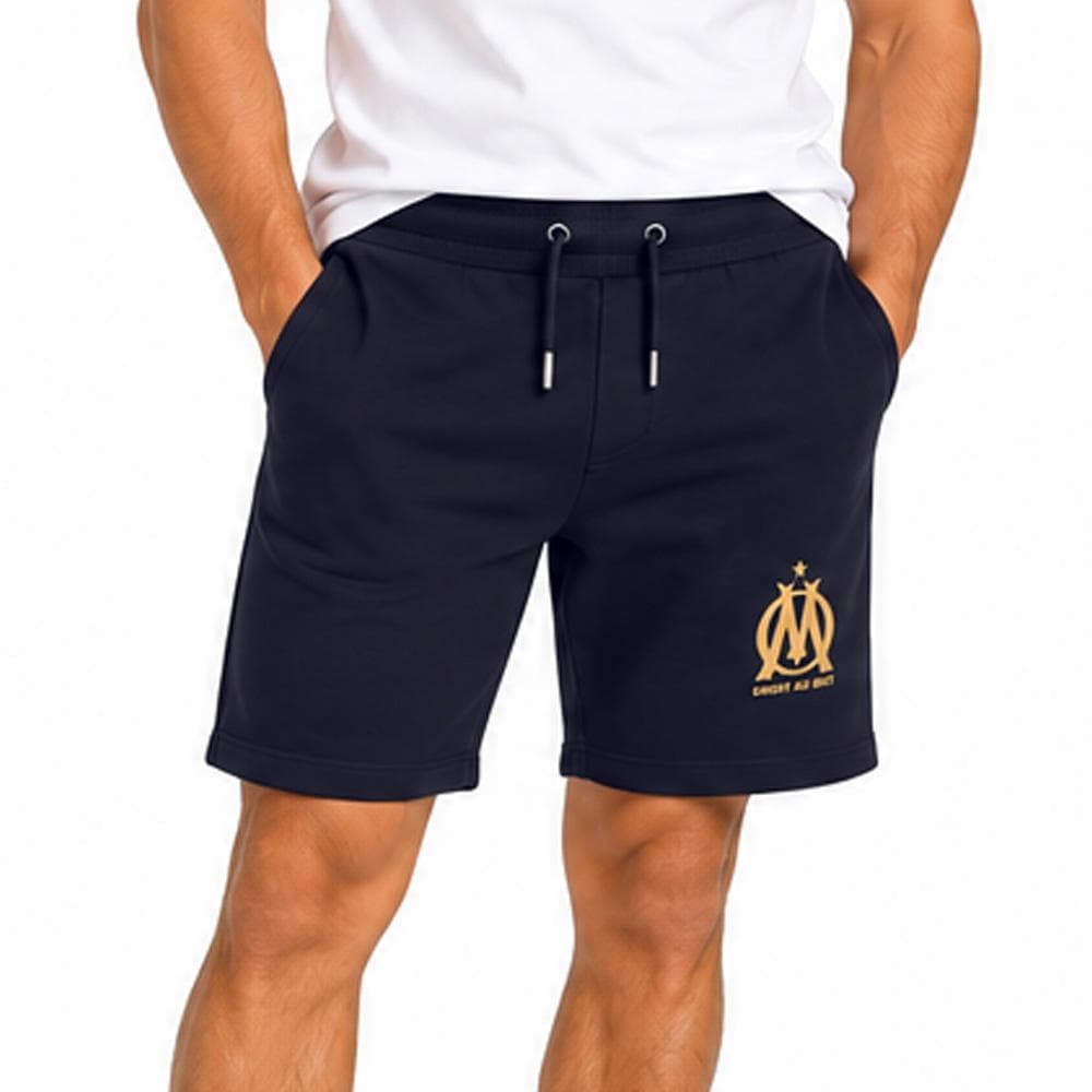 Short Jogging Marine/Doré Homme Olympique de Marseille 1