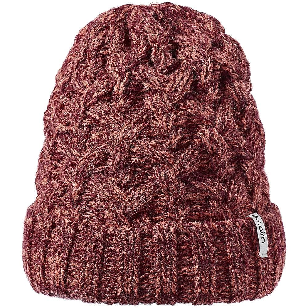 Bonnet Rose/Bordeaux Chiné Femme Cairn Emeline 1
