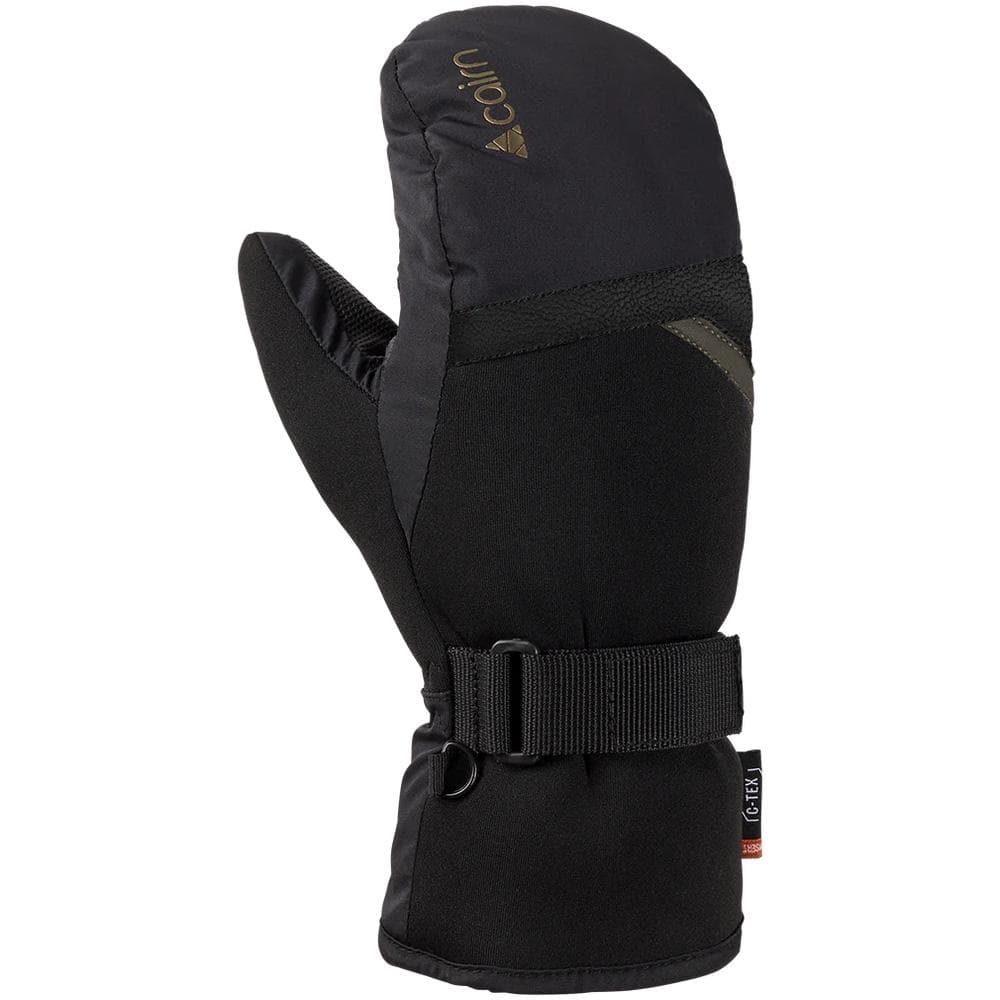 Moufles de ski Noires Femme Cairn Styl In M C-tex Forest Gold 1