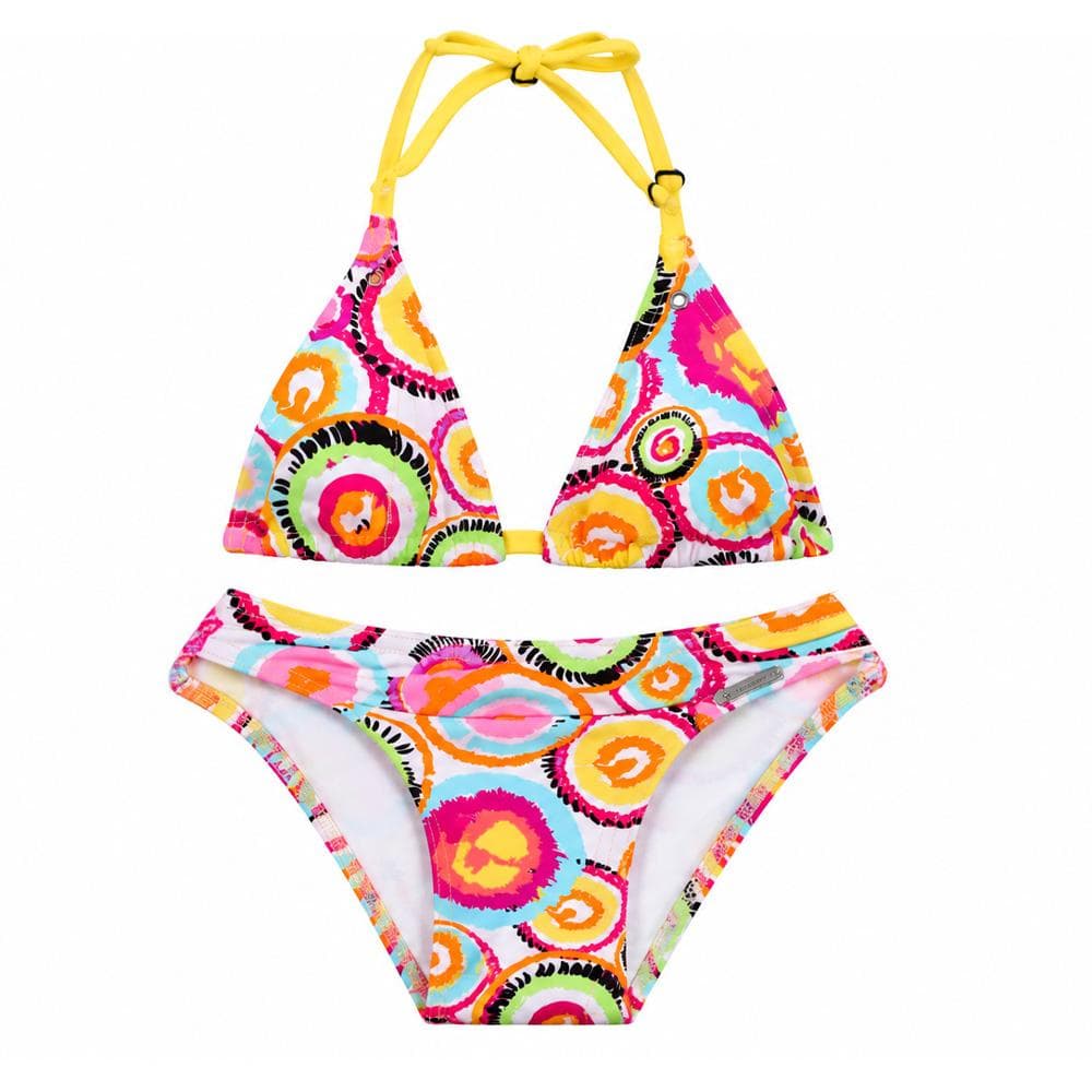 Maillot de bain Blanc/Rose Fille Grain de Sable Pop 1