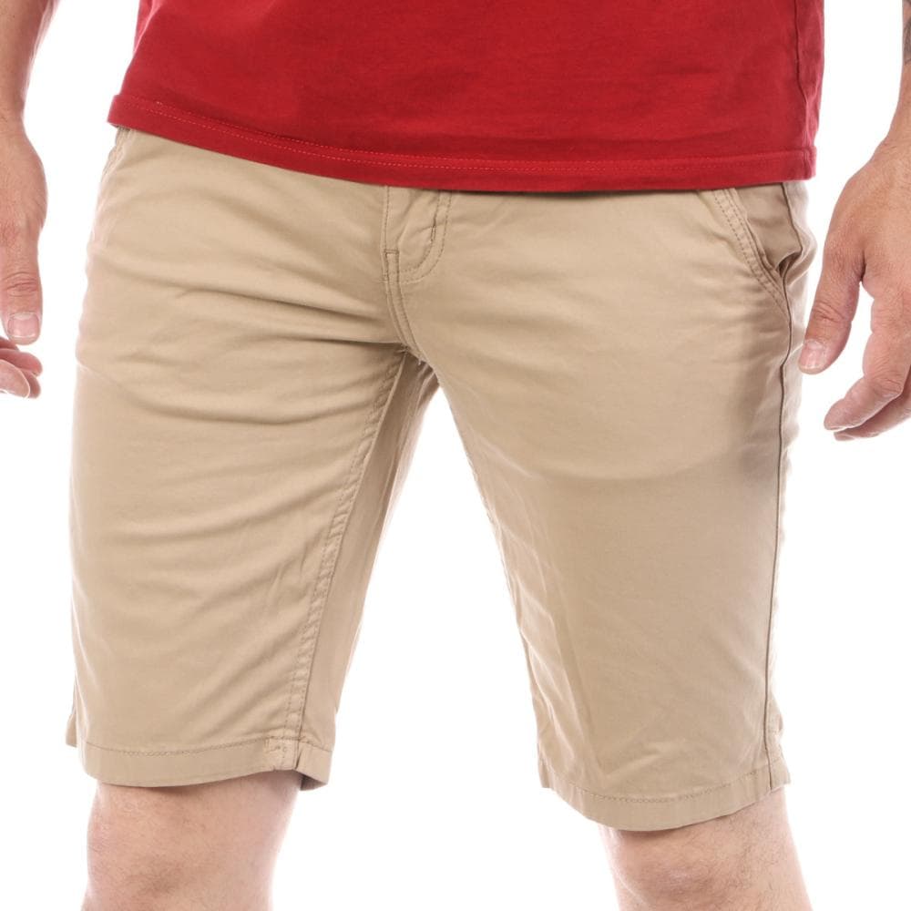 Short Beige Homme American People Most 1