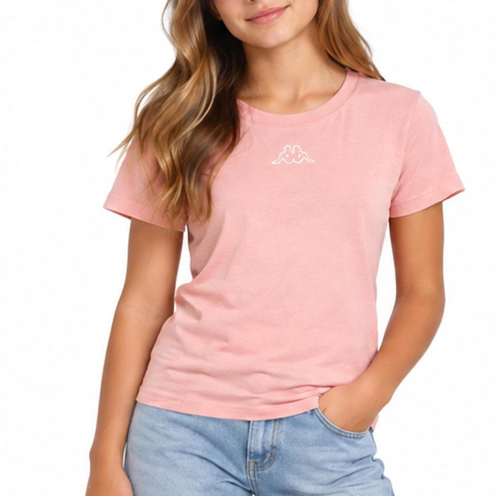 T-Shirt Rose Fille Kappa Gammo 1