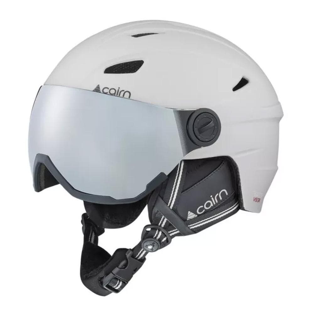 Casque de Ski Blanc Mixte Cairn Visor 1