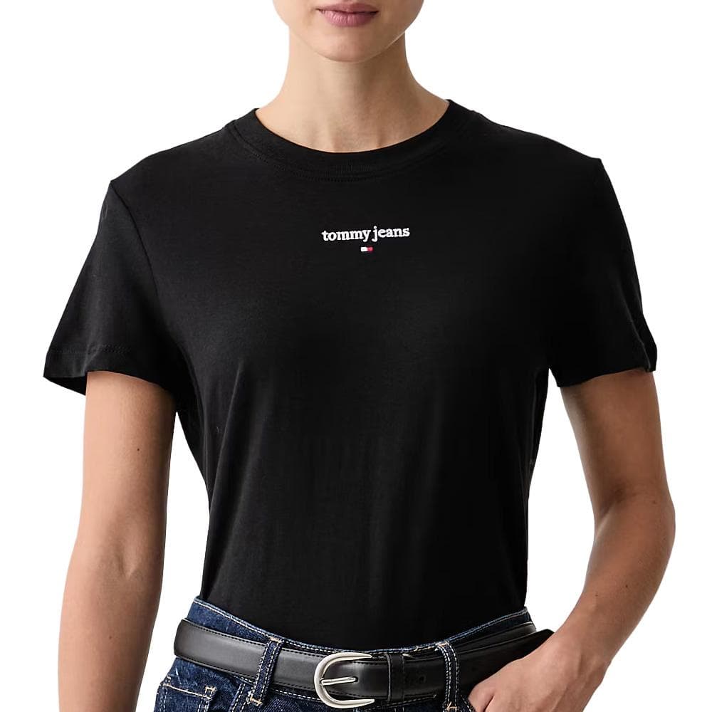 T-Shirt Noir Femme Tommy Hilfiger Classic 1