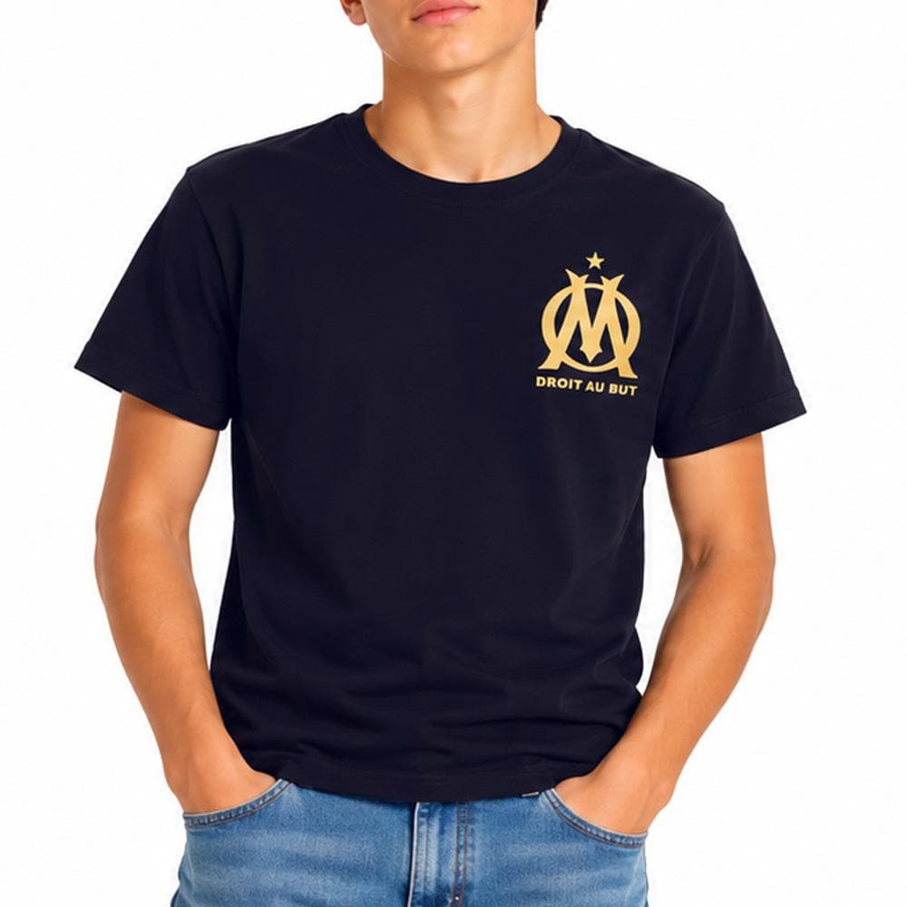 T-shirt Marine/Doré Garçon Olympique de Marseille G23021 1