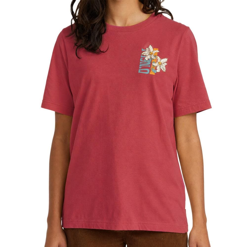 T-Shirt Rouge Femme O'Neill Allora 1